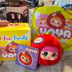 YAYA Fun Fruits Plush Toy - Red Apple